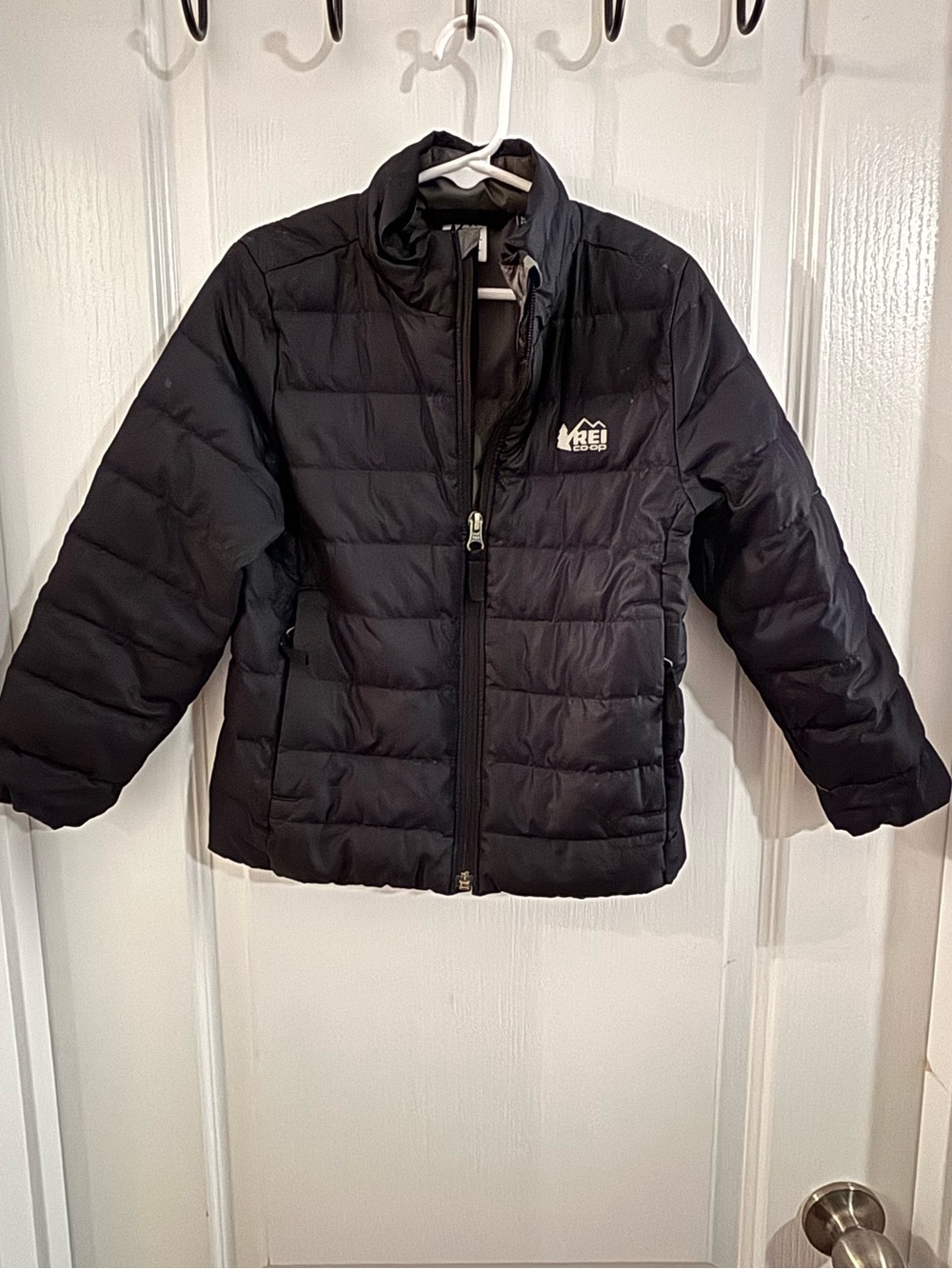 Boys REI Brand 650 Packable Down Jacket - Black Size XXS 4-5